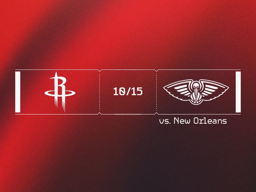 More Info for Houston Rockets vs. New Orleans Pelicans
