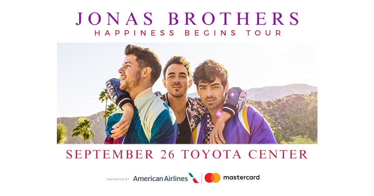 Toyota Center Seating Chart Jonas Brothers